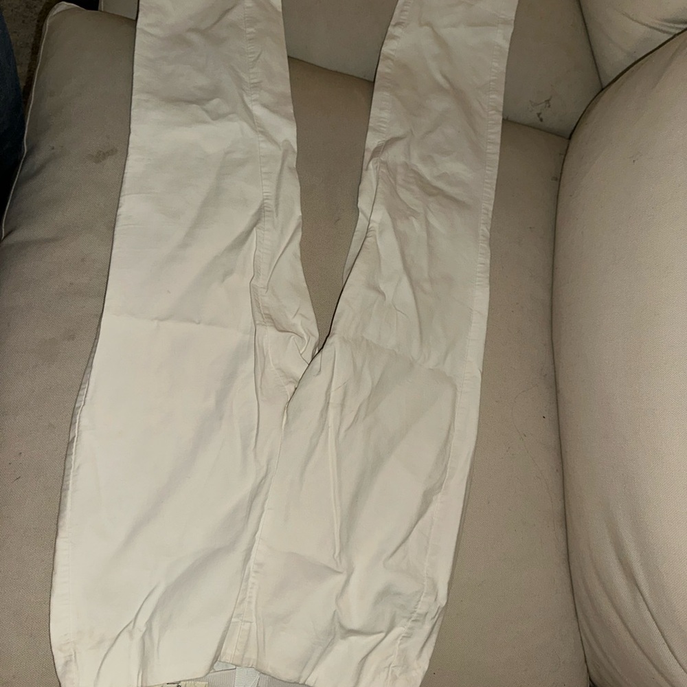 rag & bone Cream Straight-Leg Chinos